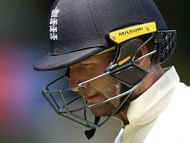 Mark Stoneman was repeatedly peppered with short balls and bouncers before eventually falling to a DRS decision